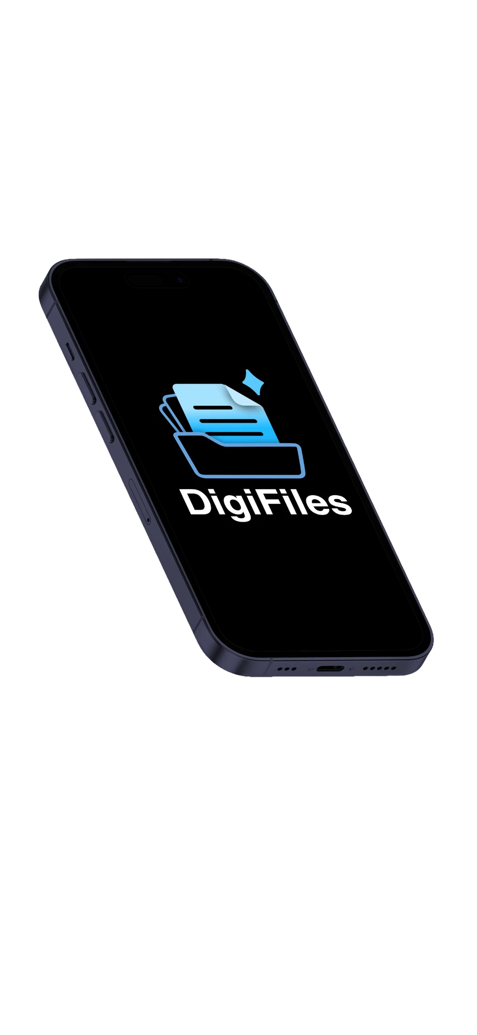 DigiFiles App auf einem Smartphone